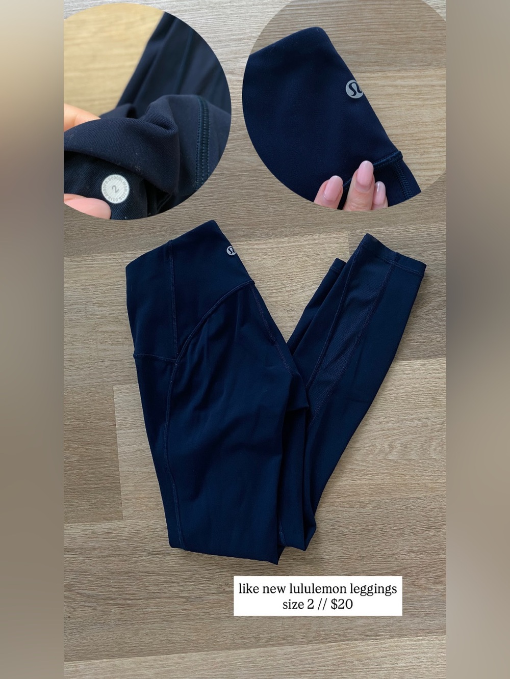 like new lululemon leggings size 2